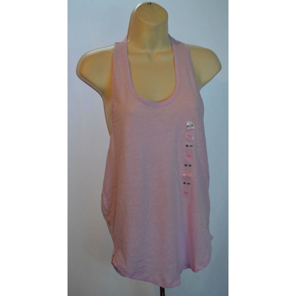 Victorias Secret Pink Twist Back Tank Top  XS